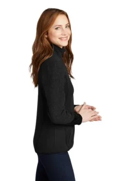 Port Authority Jackets: Women's L227 BLK Black R-Tek Pro Fleece Full Zip Jacket 6 Port Authority Jackets: Women's L227 BLK Black R-Tek Pro Fleece Full Zip Jacket -Eagle Shop 5519 blkblk 3 l227blkblkmodelside1 337w