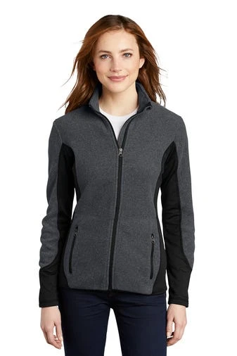 Port Authority Jackets: Women's L227 CRH Charcoal Heather Black R-Tek Pro Fleece Full Zip Jacket 1 Port Authority Jackets: Women's L227 CRH Charcoal Heather Black R-Tek Pro Fleece Full Zip Jacket