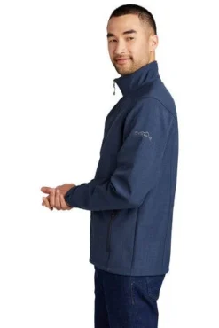 Eddie Bauer Jackets: Men's EB532 BLU Blue Shaded Crosshatch Soft Shell Jacket 7 Eddie Bauer Jackets: Men's EB532 BLU Blue Shaded Crosshatch Soft Shell Jacket -Eagle Shop 5566 blue 3 eb532bluemodelside2 337w