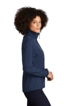 Eddie Bauer Jacket: Women's EB533 BLU Blue Shaded Crosshatch Soft Shell Jacket 7 Eddie Bauer Jacket: Women's EB533 BLU Blue Shaded Crosshatch Soft Shell Jacket -Eagle Shop 5567 blue 3 eb533bluemodelside1 337w