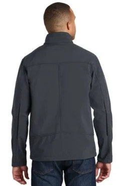 Port Authority Jackets: Men's J324 BG Battleship Grey Welded Soft Shell Water Resistant Jacket 7 Port Authority Jackets: Men's J324 BG Battleship Grey Welded Soft Shell Water Resistant Jacket -Eagle Shop 6321 batlshpgrey 2 j324batlshpgreymodelback2 337w