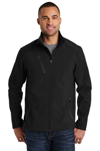 Port Authority Jackets: Men's J324 BLK Black Welded Soft Shell Water Resistant Jacket 1 Port Authority Jackets: Men's J324 BLK Black Welded Soft Shell Water Resistant Jacket
