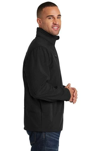 Port Authority Jackets: Men's J324 BLK Black Welded Soft Shell Water Resistant Jacket 3 Port Authority Jackets: Men's J324 BLK Black Welded Soft Shell Water Resistant Jacket - Image 3