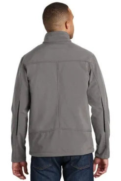 Port Authority Jackets: Men's J324 DS Deep Smoke Welded Soft Shell Water Resistant Jacket 7 Port Authority Jackets: Men's J324 DS Deep Smoke Welded Soft Shell Water Resistant Jacket -Eagle Shop 6321 deepsmoke 2 j324deepsmokemodelback2 337w