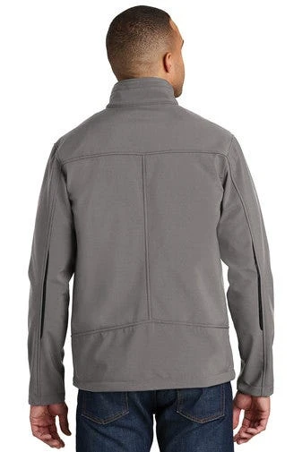 Port Authority Jackets: Men's J324 DS Deep Smoke Welded Soft Shell Water Resistant Jacket 4 Port Authority Jackets: Men's J324 DS Deep Smoke Welded Soft Shell Water Resistant Jacket - Image 4