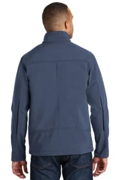 Port Authority Jackets: Men's J324 DBN Dress Blue Navy Welded Soft Shell Water Resistant Jacket 7 Port Authority Jackets: Men's J324 DBN Dress Blue Navy Welded Soft Shell Water Resistant Jacket -Eagle Shop 6321 dressbluenvy 2 j324dressbluenvymodelback2 337w