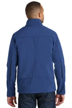 Port Authority Jackets: Men's J324 EB Estate Blue Welded Soft Shell Water Resistant Jacket 7 Port Authority Jackets: Men's J324 EB Estate Blue Welded Soft Shell Water Resistant Jacket -Eagle Shop 6321 estateblue 2 j324estatebluemodelback2 337w