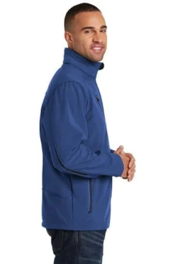 Port Authority Jackets: Men's J324 EB Estate Blue Welded Soft Shell Water Resistant Jacket 6 Port Authority Jackets: Men's J324 EB Estate Blue Welded Soft Shell Water Resistant Jacket -Eagle Shop 6321 estateblue 3 j324estatebluemodelside2 337w