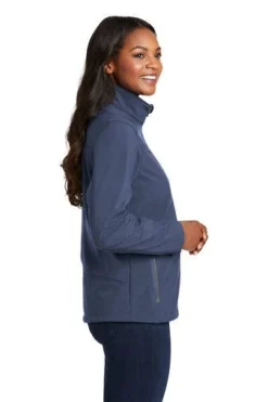 Port Authority Jackets: Women's L324 NVY Dress Blue Navy Welded Soft Shell Jacket 6 Port Authority Jackets: Women's L324 NVY Dress Blue Navy Welded Soft Shell Jacket -Eagle Shop 6322 dressbluenvy 3 l324dressbluenvymodelside2 337w