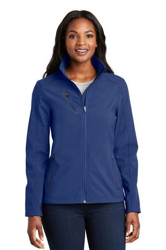 Port Authority Jackets: Women's L324 EBLU Estate Blue Navy Welded Soft Shell Jacket 1 Port Authority Jackets: Women's L324 EBLU Estate Blue Navy Welded Soft Shell Jacket