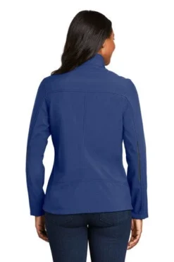 Port Authority Jackets: Women's L324 EBLU Estate Blue Navy Welded Soft Shell Jacket 7 Port Authority Jackets: Women's L324 EBLU Estate Blue Navy Welded Soft Shell Jacket -Eagle Shop 6322 estateblue 2 l324estatebluemodelback2 337w