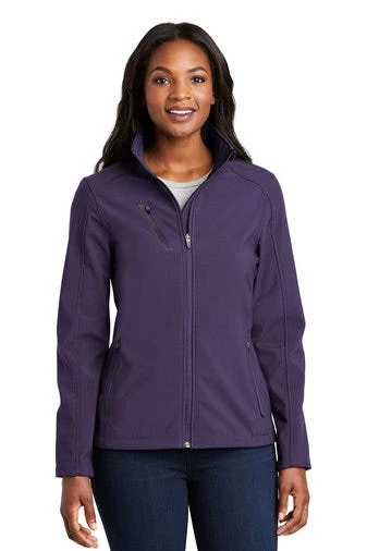 Port Authority Jackets: Women's L324 PURP Posh Purple Welded Soft Shell Jacket 1 Port Authority Jackets: Women's L324 PURP Posh Purple Welded Soft Shell Jacket