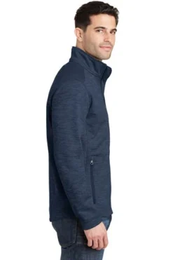 Port Authority Jackets: Men's F231 NVY Navy Digi Stripe Fleece Jacket 6 Port Authority Jackets: Men's F231 NVY Navy Digi Stripe Fleece Jacket -Eagle Shop 6891 navy 3 f231navymodelside 337w