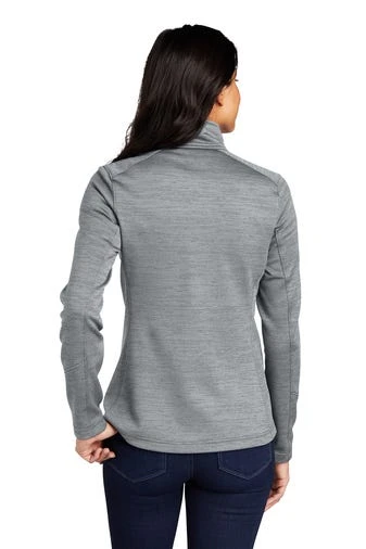 Port Authority Jackets: Women's L231 GRY Grey Digi Stripe Fleece Jacket 4 Port Authority Jackets: Women's L231 GRY Grey Digi Stripe Fleece Jacket - Image 4