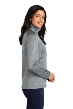 Port Authority Jackets: Women's L231 GRY Grey Digi Stripe Fleece Jacket 6 Port Authority Jackets: Women's L231 GRY Grey Digi Stripe Fleece Jacket -Eagle Shop 6892 grey 3 l231greymodelside1 337w