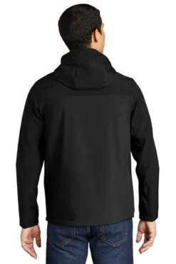 Port Authority Jackets: Men's J335 BLK Black Hooded Core Soft Shell Jacket 9 Port Authority Jackets: Men's J335 BLK Black Hooded Core Soft Shell Jacket -Eagle Shop 6954 black 2 j335blackmodelback1 337w