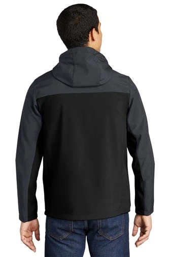 Port Authority Jackets: Men's J335 GRY Black Battleship Grey Hooded Core Soft Shell Jacket 5 Port Authority Jackets: Men's J335 GRY Black Battleship Grey Hooded Core Soft Shell Jacket - Image 5