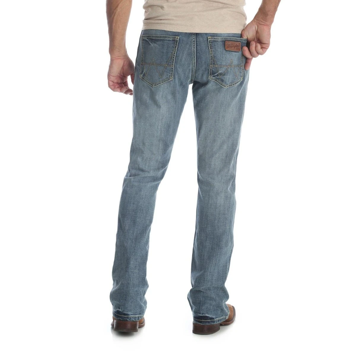 Wrangler Jeans: Men's 77MWZGL Greenley Wrangler Retro Slim Boot Jean 2 Wrangler Jeans: Men's 77MWZGL Greenley Wrangler Retro Slim Boot Jean - Image 2