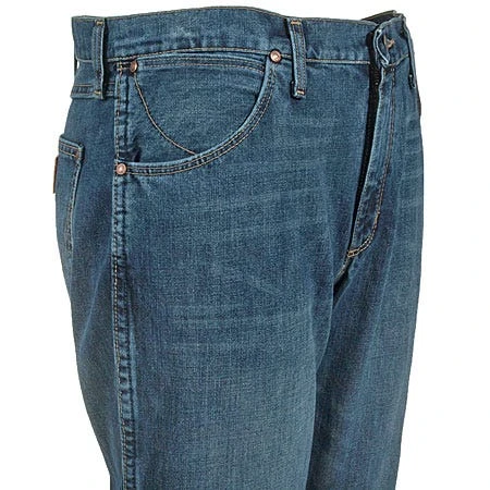 Wrangler Jeans: Men's Retro 77MWZ RW Slim Fit Boot Cut River Wash Jeans 1 Wrangler Jeans: Men's Retro 77MWZ RW Slim Fit Boot Cut River Wash Jeans