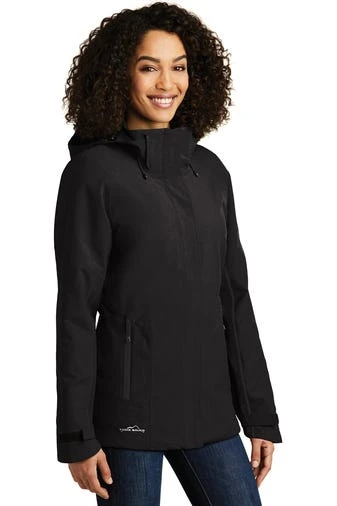 Eddie Bauer Jackets: Women's EB555 BLK Black WeatherEdge Plus Insulated Jacket 3 Eddie Bauer Jackets: Women's EB555 BLK Black WeatherEdge Plus Insulated Jacket - Image 3