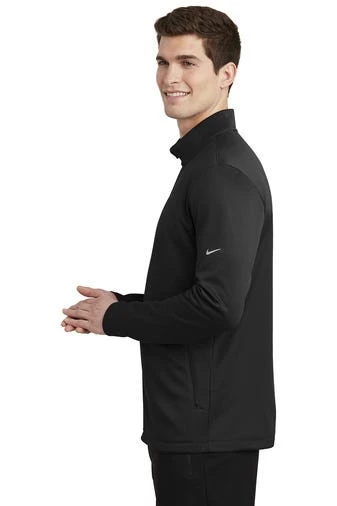 Nike Jackets: Men's NKAH6418 BLK Black Therma Fit Full Zip Fleece 2 Nike Jackets: Men's NKAH6418 BLK Black Therma Fit Full Zip Fleece - Image 2