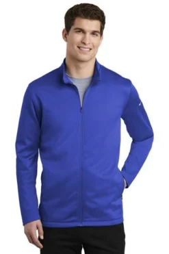 Nike Jackets: Men's NKAH6418 GR Game Royal Therma Fit Full Zip Fleece