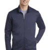 Nike Jackets: Men's NKAH6418 MN Midnight Navy Therma Fit Full Zip Fleece