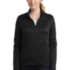 Nike Jackets: Women's NKAH6260 BLK Black Therma Fit Full Zip Fleece