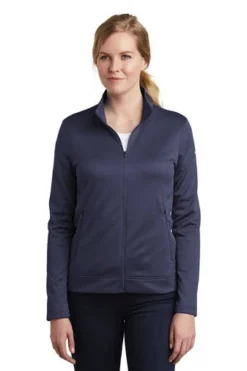 Nike Jackets: Women's NKAH6260 MN Midnight Navy Therma Fit Full Zip Fleece