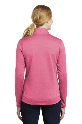 Nike Jackets: Women's NKAH6260 VPH Vivid Pink Heather Therma Fit Full Zip Fleece 3 Nike Jackets: Women's NKAH6260 VPH Vivid Pink Heather Therma Fit Full Zip Fleece - Image 3