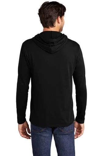 District Sweatshirts: Men's DT571 BLK Black Featherweight French Terry Hoodie 4 District Sweatshirts: Men's DT571 BLK Black Featherweight French Terry Hoodie - Image 4