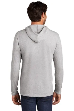 District Sweatshirts: Men's DT571 LHG Light Heather Grey Featherweight French Terry Hoodie 5 District Sweatshirts: Men's DT571 LHG Light Heather Grey Featherweight French Terry Hoodie -Eagle Shop 9747 lighththrgry 2 dt571lighththrgrymodelback 1200w