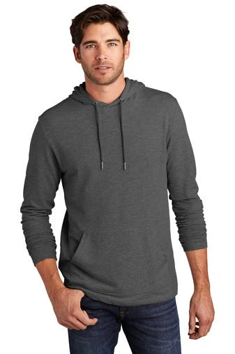 District Sweatshirts: Men's DT571 WC Washed Coal Featherweight French Terry Hoodie 1 District Sweatshirts: Men's DT571 WC Washed Coal Featherweight French Terry Hoodie