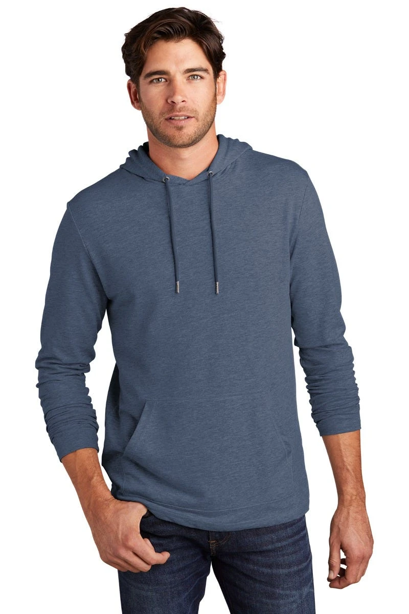 District Sweatshirts: Men's DT571 WI Washed Indigo Featherweight French Terry Hoodie 1 District Sweatshirts: Men's DT571 WI Washed Indigo Featherweight French Terry Hoodie