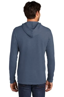 District Sweatshirts: Men's DT571 WI Washed Indigo Featherweight French Terry Hoodie 5 District Sweatshirts: Men's DT571 WI Washed Indigo Featherweight French Terry Hoodie -Eagle Shop 9747 washedindigo 2 dt571washedindigomodelback 1200w