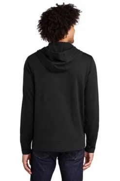 NEW ERA Sport-Tek Jackets: Men's ST293 BTS Black Triad Solid PosiCharge Tri-Blend Wicking Fleece Full-Zip Hooded Jacket 5 NEW ERA Sport-Tek Jackets: Men's ST293 BTS Black Triad Solid PosiCharge Tri-Blend Wicking Fleece Full-Zip Hooded Jacket -Eagle Shop 9760 blacktriadso 2 st293blacktriadsomodelback 337w