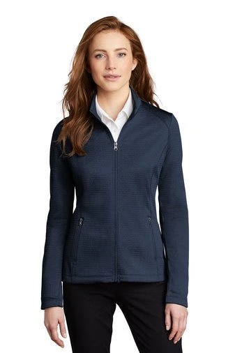 Port Authority Sweatshirts: Women's L249 DBNH Dress Blue Navy Heather Diamond Full Zip 1 Port Authority Sweatshirts: Women's L249 DBNH Dress Blue Navy Heather Diamond Full Zip