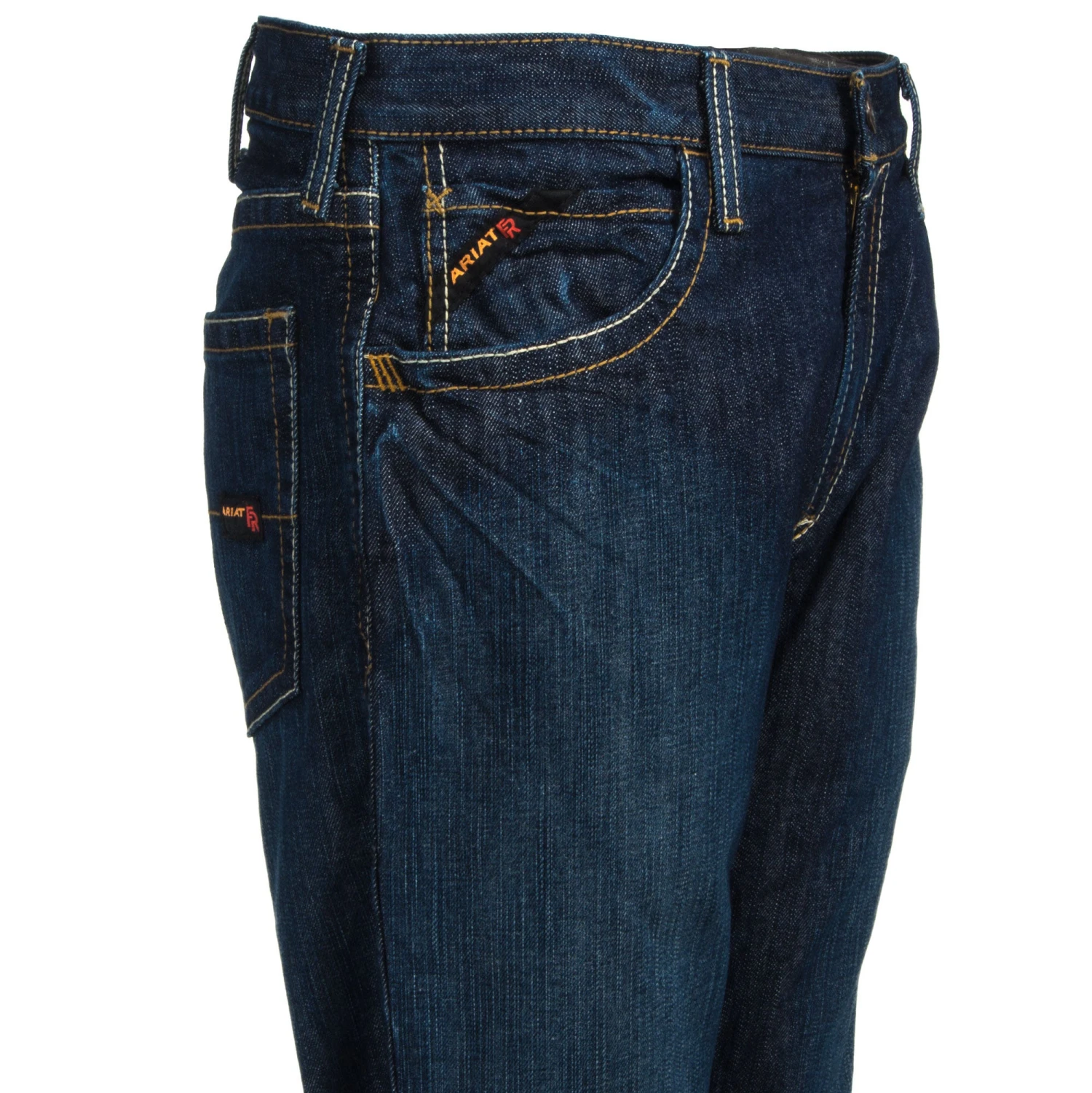 Ariat Jeans: Men's 10015166 Flame-Resistant M5 Slim Straight Leg Clay Work Jeans 1 Ariat Jeans: Men's 10015166 Flame-Resistant M5 Slim Straight Leg Clay Work Jeans
