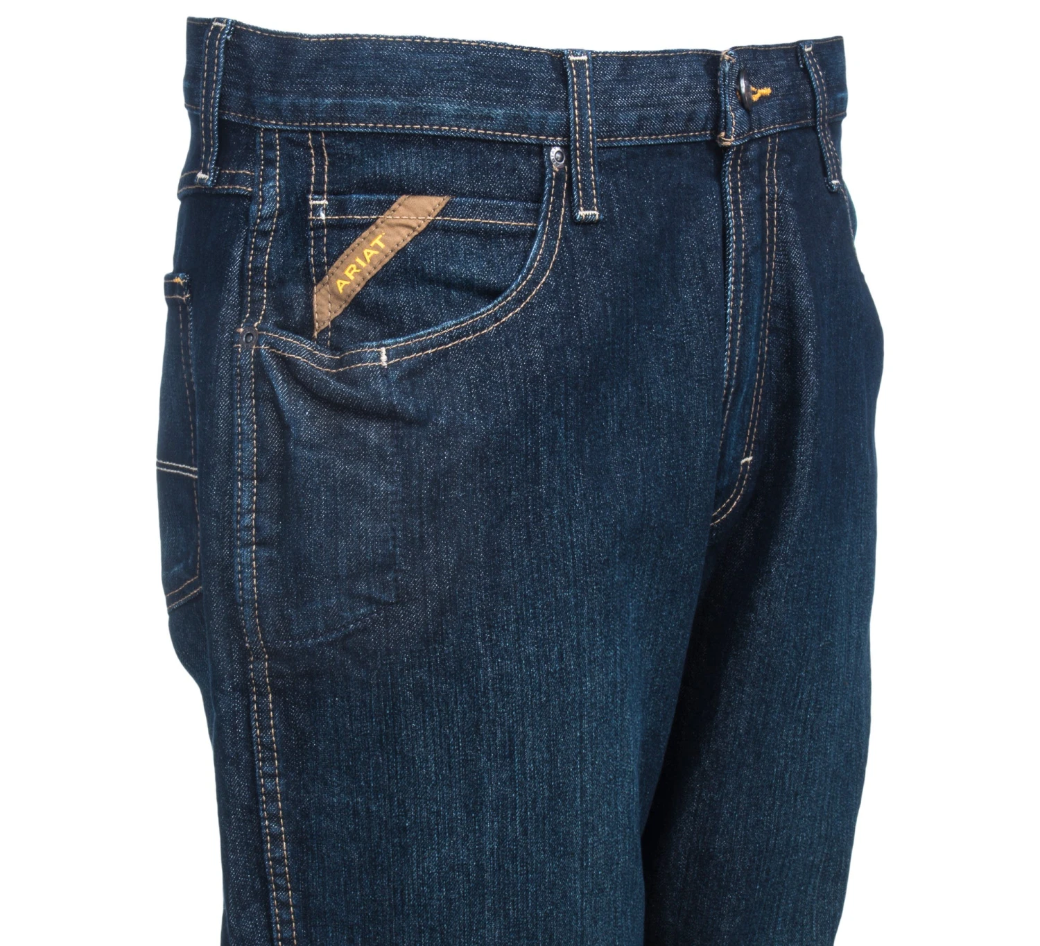 Ariat Rebar Jeans: Men's 10016223 Blackstone M5 Straight Leg Jeans 4 Ariat Rebar Jeans: Men's 10016223 Blackstone M5 Straight Leg Jeans - Image 4