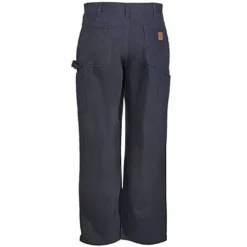 Carhartt Pants: Men's B11 BLK Black Cotton Duck Dungaree Pants 7 Carhartt Pants: Men's B11 BLK Black Cotton Duck Dungaree Pants -Eagle Shop b11blk carharttb 01