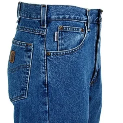 Carhartt Jeans: Men's B18 DST Stonewash Denim Traditional Fit Jeans 7 Carhartt Jeans: Men's B18 DST Stonewash Denim Traditional Fit Jeans -Eagle Shop b18stw carharttr 01 1