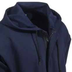 Bulwark Sweatshirts: Men's SEH4 NV Navy Flame-Resistant Hooded Zip-Up Sweatshirt 7 Bulwark Sweatshirts: Men's SEH4 NV Navy Flame-Resistant Hooded Zip-Up Sweatshirt -Eagle Shop bulwark seh4nv2 cd 01