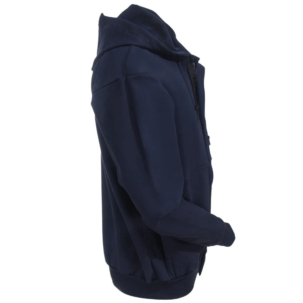 Bulwark Sweatshirts: Men's SEH4 NV Navy Flame-Resistant Hooded Zip-Up Sweatshirt 1 Bulwark Sweatshirts: Men's SEH4 NV Navy Flame-Resistant Hooded Zip-Up Sweatshirt
