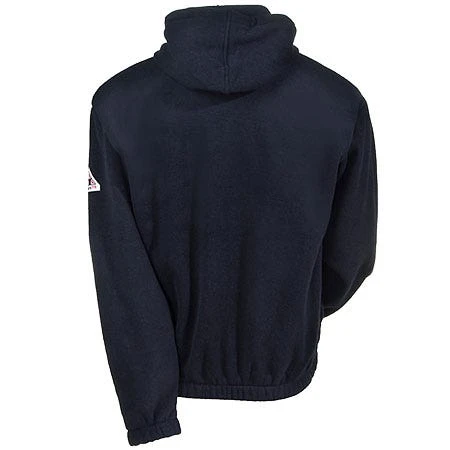 Bulwark Sweatshirts: Men's Blue SMH6 NV Flame-Resistant Hooded Sweatshirt 1 Bulwark Sweatshirts: Men's Blue SMH6 NV Flame-Resistant Hooded Sweatshirt