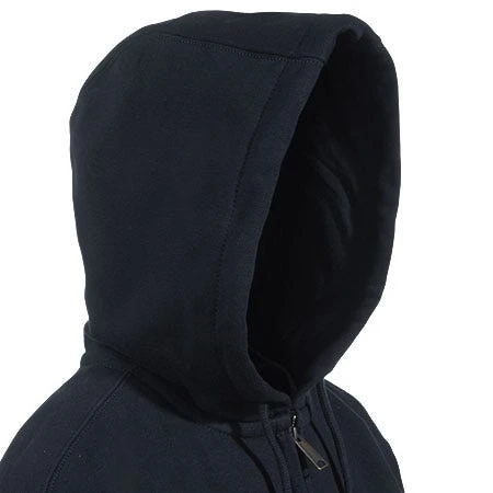 Carhartt Sweatshirts: Men's Black 100614 001 Zip Front Rain Defender Hooded Sweatshirt 4 Carhartt Sweatshirts: Men's Black 100614 001 Zip Front Rain Defender Hooded Sweatshirt - Image 4