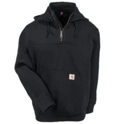 Carhartt Sweatshirts: Men's Paxton 100617 001 Water Repellant Hooded Sweatshirt 7 Carhartt Sweatshirts: Men's Paxton 100617 001 Water Repellant Hooded Sweatshirt -Eagle Shop carhartt 100617 472 blk f 01