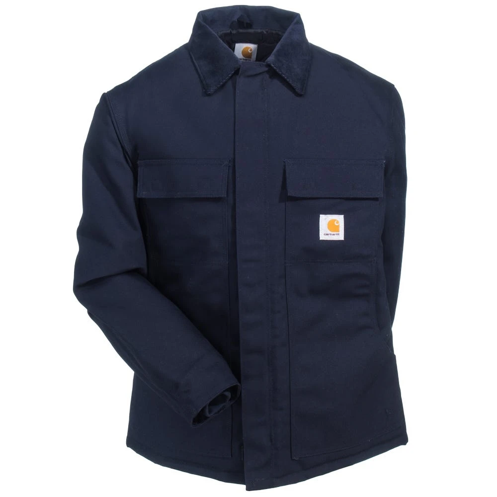 Carhartt Coats: Men's C003 DNY Navy Quilt Lined Artic Winter Coat 3 Carhartt Coats: Men's C003 DNY Navy Quilt Lined Artic Winter Coat - Image 3