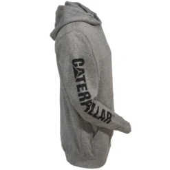 CAT Apparel Sweatshirts: Men's 1910709 004 Grey Hooded Trademark Banner Sweatshirt 9 CAT Apparel Sweatshirts: Men's 1910709 004 Grey Hooded Trademark Banner Sweatshirt -Eagle Shop cat 1910709 004 r 01