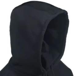 Caterpillar Sweatshirts: Men's 1910709 016 Black Hooded Trademark Banner Sweatshirt -Eagle Shop cat 1910709 blk h 01