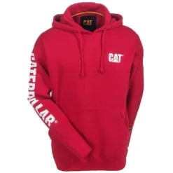 CAT Apparel Sweatshirts: Men's 1910709 155 Chili Pepper Red Hooded Sweatshirt 7 CAT Apparel Sweatshirts: Men's 1910709 155 Chili Pepper Red Hooded Sweatshirt -Eagle Shop cat apparel 1910709 155 f 01